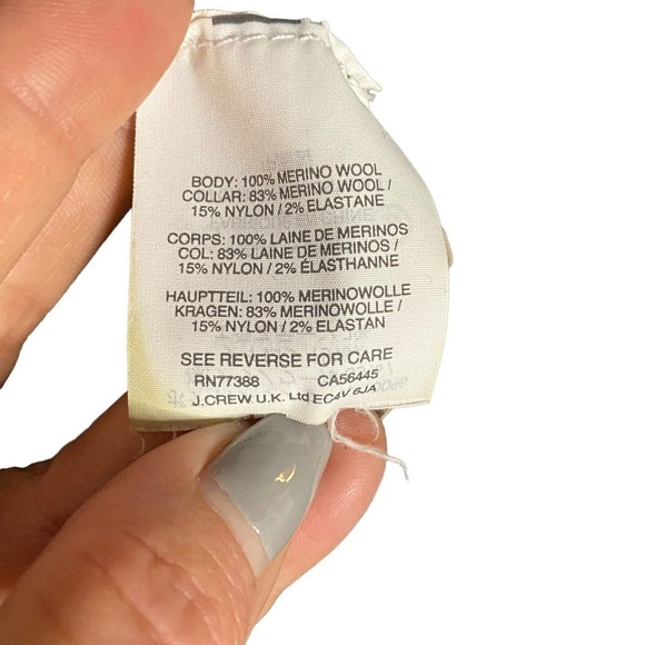 J Crew Outlet 100% Merino Wool Sweater Size XS - Picture 7 of 8